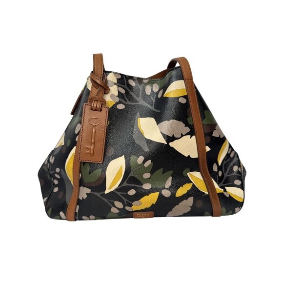 Fossil Issue Number 1954 Multicolor Floral Side Zipper Shoulder Back - Picture 1 of 16